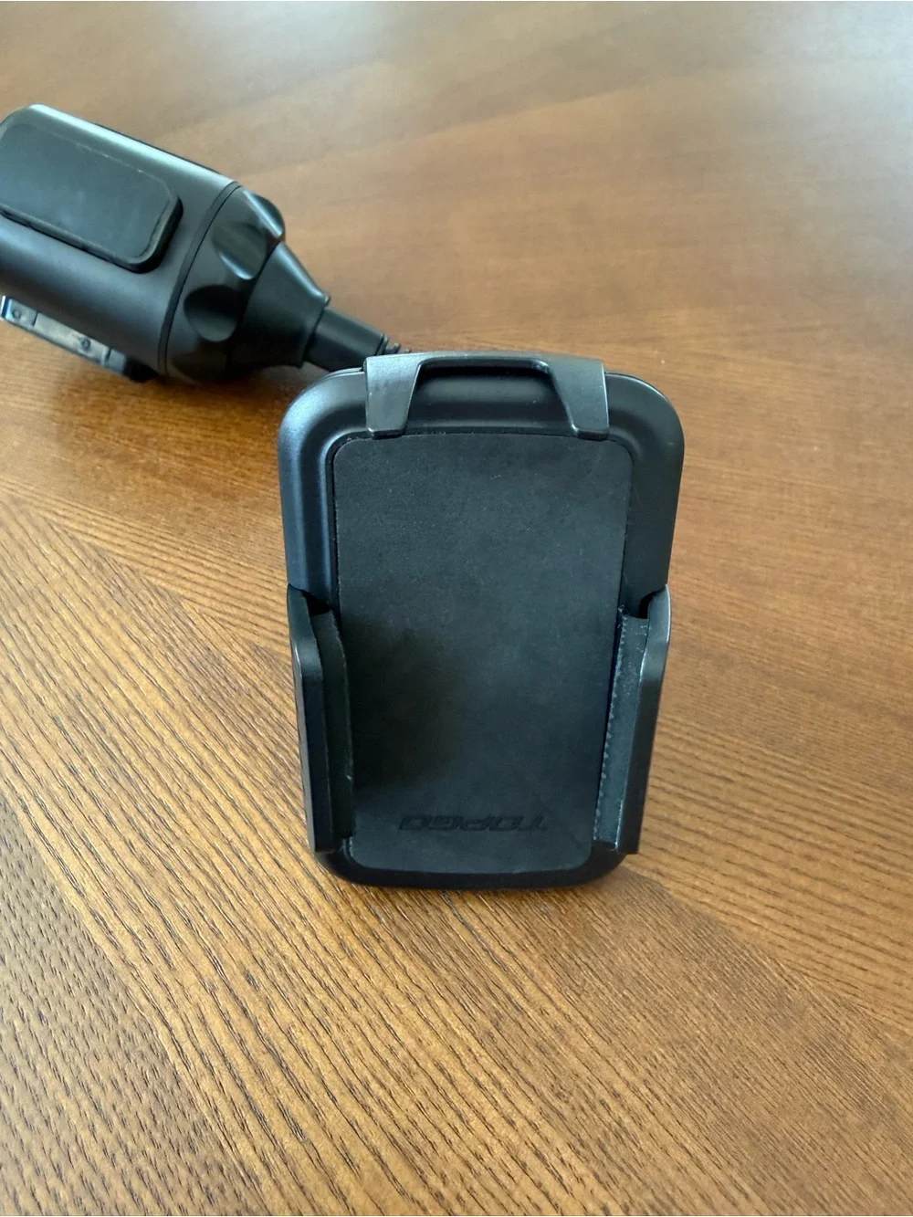 pop Black Grip Mount Phone Holder with Adjustable Claw